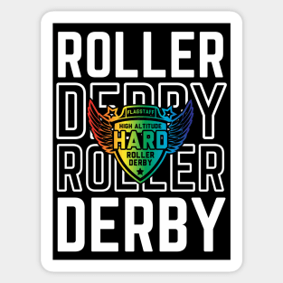 Roller Derby Skate Pride Sticker